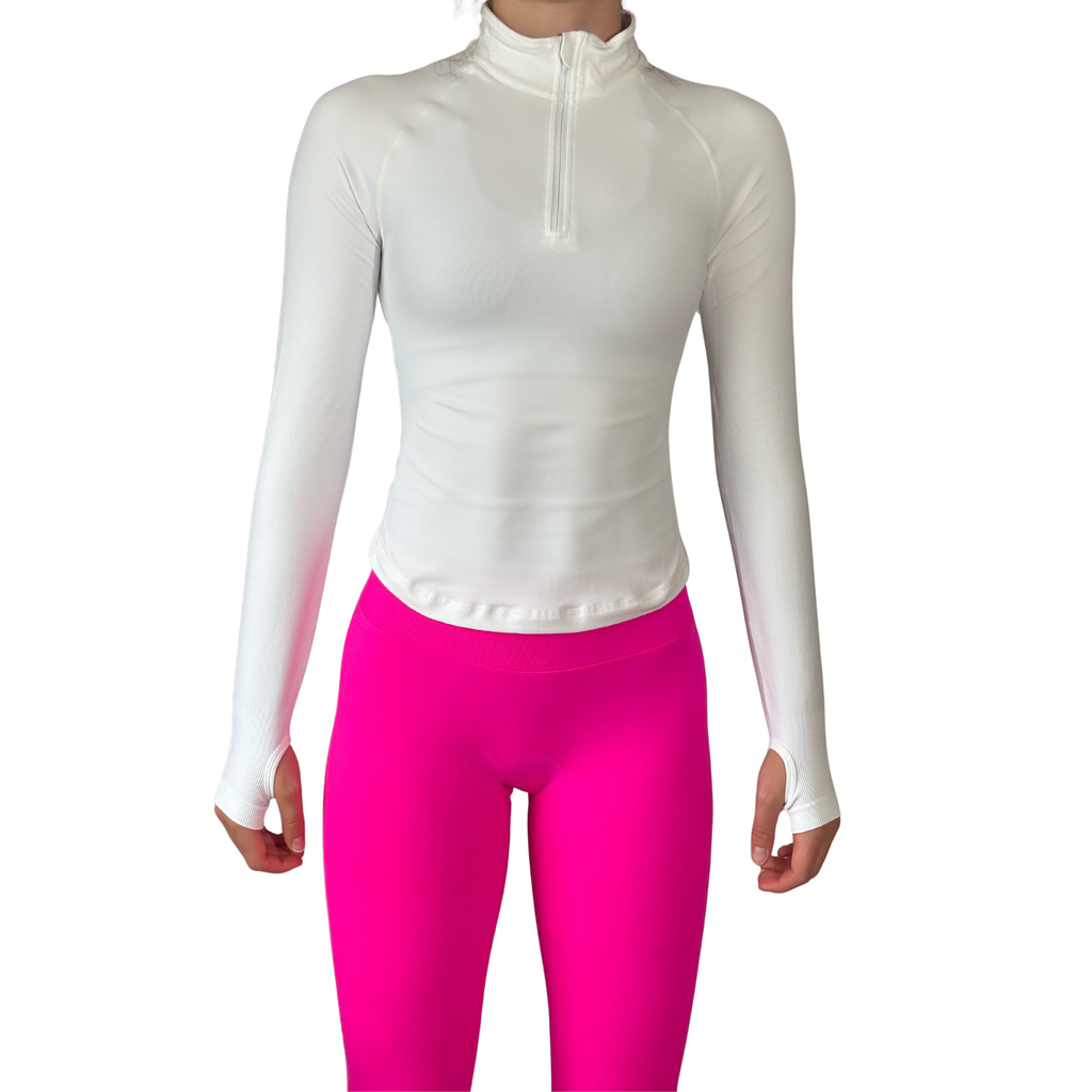 Staple 1/4 Zip Long-sleeve Top